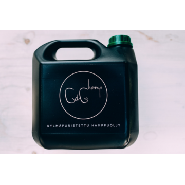 Chia de Gracia HEMP kylmäpuristettu hamppuöljy 3l
