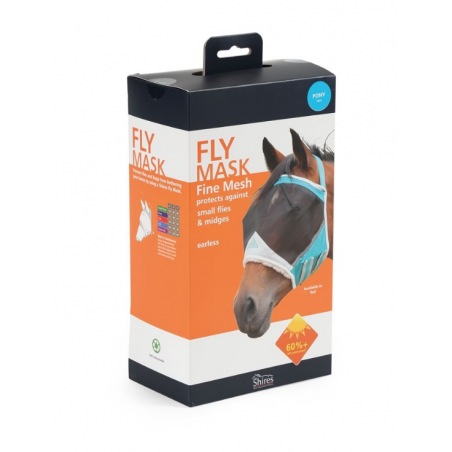 Shires Fine Mesh Earless hyönteismaski