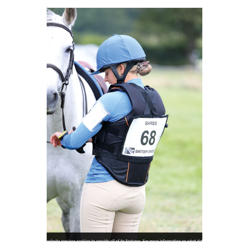 Shires selkänumero BIB