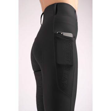 Montar Jayla Mon-Shape Ratsatuslegginssit, puhelintaskulla, mustat