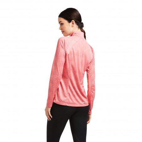 Ariat Sunstopper 2.0 1/4 Zip treenipaita, TROT LINE PRINT