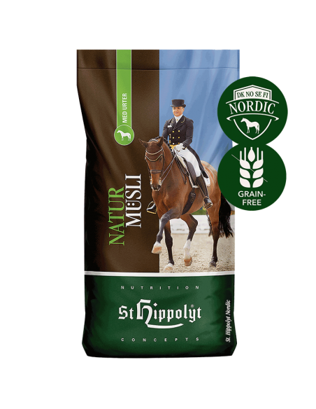 St. Hippolyt NaturMüsli Grain Free, perusrehu ilman viljaa