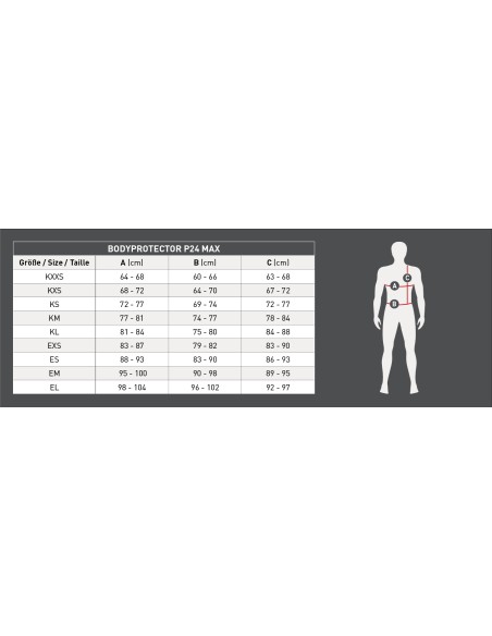 SWING turvaliivi P24 Max, lasten koot