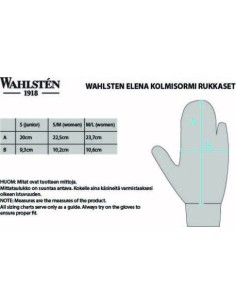 WAHLSTEN Elena kolmisormi topparatsastushanskat, mustat 2