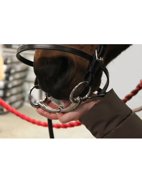 SPRENGER TROTTING SATINOX NIVELKUOLAIN 14MM , ravikuolain
