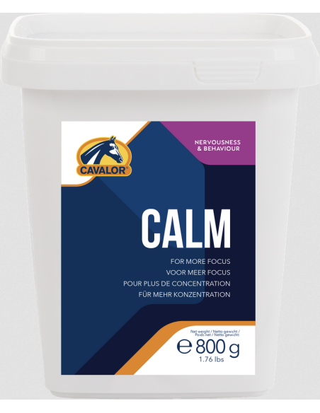 Cavalor® Calm 800g – Tukena herkän hevosen rauhoittamiseen ja keskittymiseen
