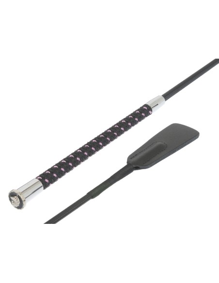 Wahlsten UNICORN ICON ratsastusraippa 65 cm, musta-pinkki