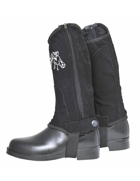 Lasten minichapsit – keinomokkanahkaa & joustoa