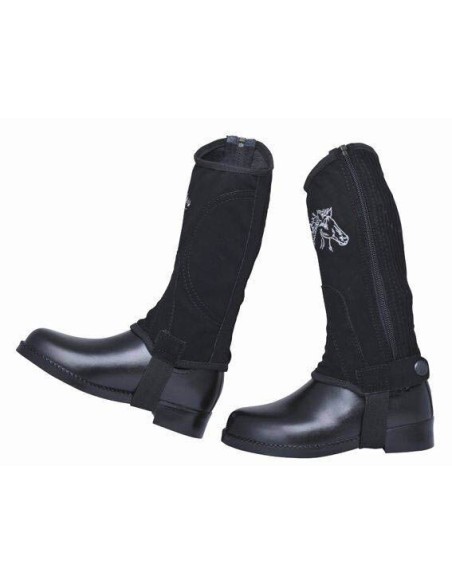 Lasten minichapsit – keinomokkanahkaa & joustoa