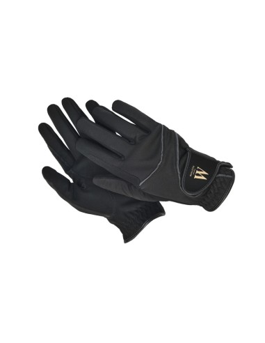 Wahlsten Iris softshell ratsastuskäsineet, musta