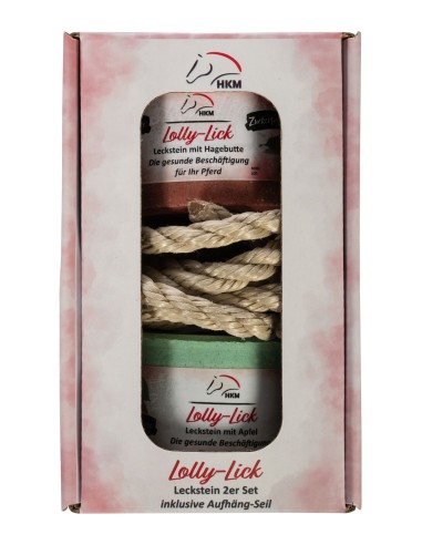 HKM Nuolukivi – Lolly Lick – 2 kpl setti, köydellä