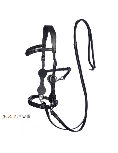 F.R.A. Calli Hackamore suitset (System 2) – Black