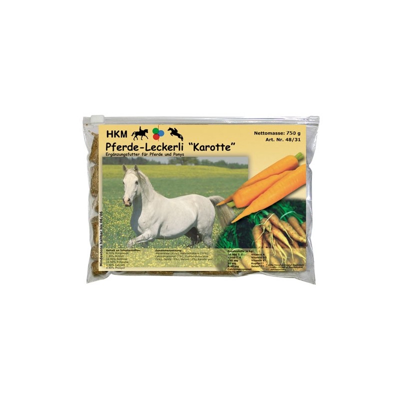 HKM Carrot flavour treats 750 g