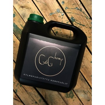 Chia de Gracia HEMP kylmäpuristettu hamppuöljy 3l 2