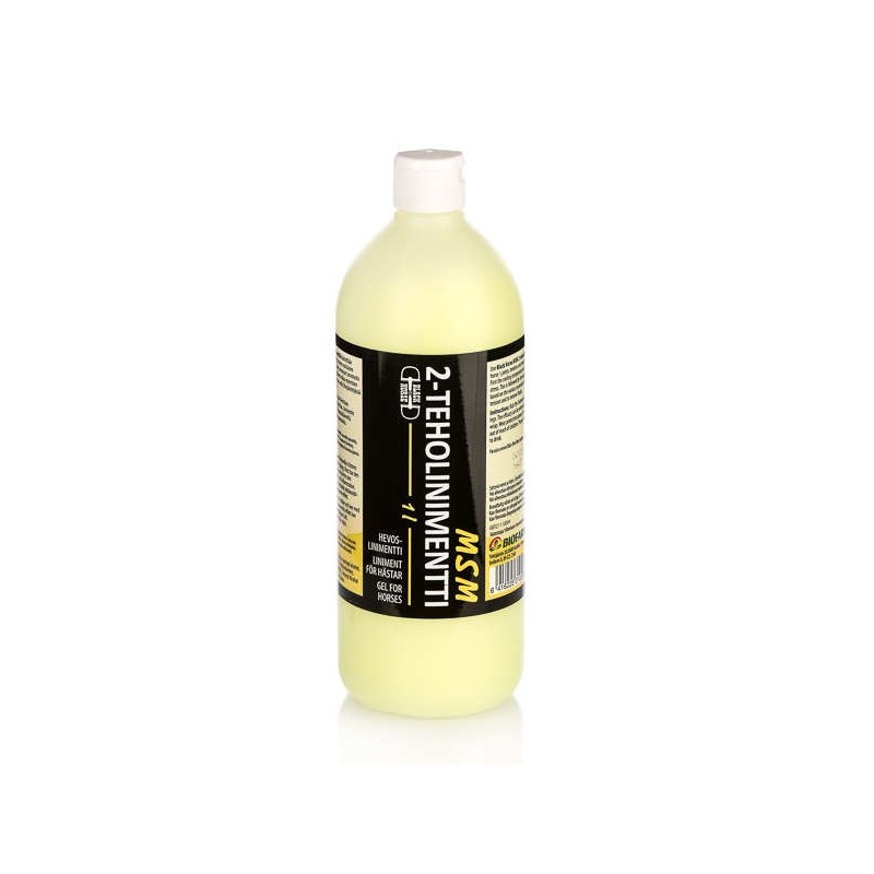 Black Horse 2-power liniment + MSM 1l